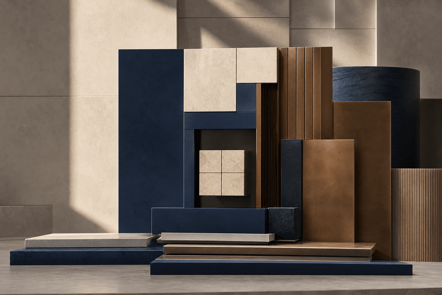 Architectural abstraction representing business structure and connection
